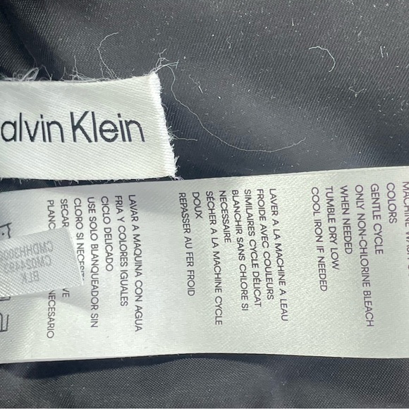 Calvin Klein Men's Black Raincoat Jacket Size Large - Picture 4 of 9